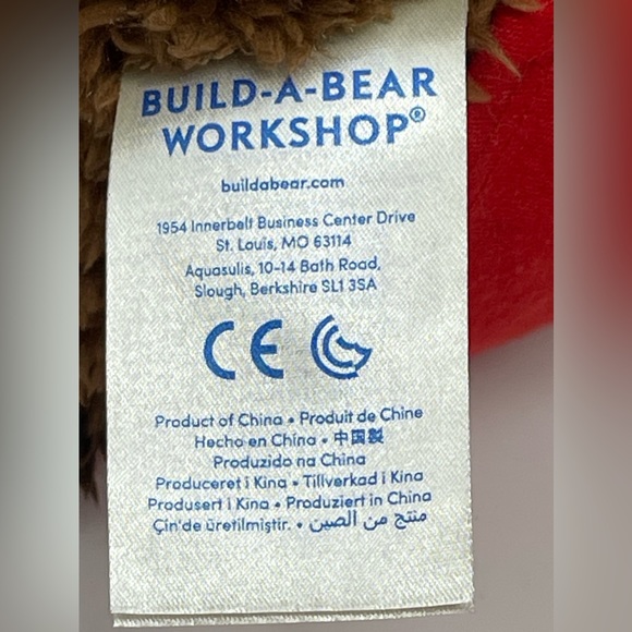 BUILD-A-BEAR: Playful Puppy Dog, Brown, Scruffy with Red Shazam Shirt - Picture 7 of 15